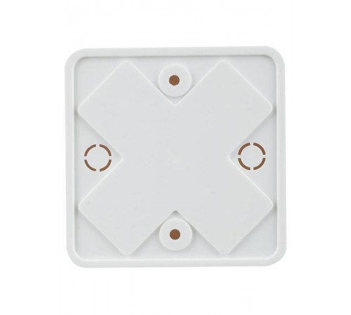 Коробка распределительная КМ41212-01 для о/п 75х75х20 мм белая (6 клемм 6мм2)  UKO10-075-075-020-K01  IEK