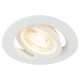 Светильник светодиодный встраиваемый  KL LED 25A-5 3K WH круглый поворотный белый 5Вт 3000К  Б0068128  ЭРА
