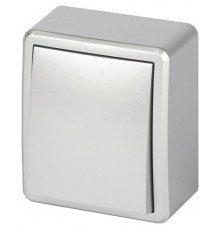 Выключатель ЭРА Эксперт 11-1201-03 IP20 ОУ 10АХ-250В Алюминий  Б0063014  ЭРА