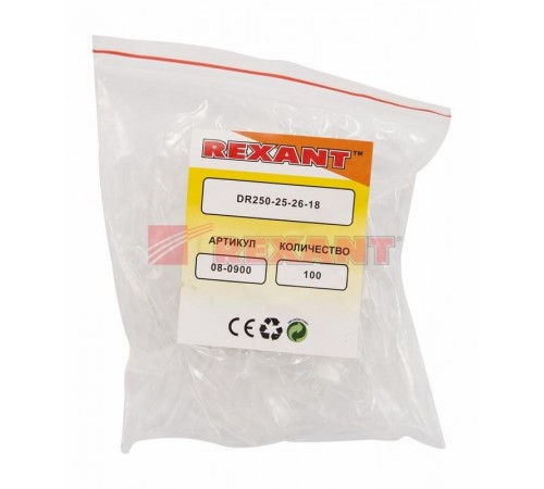 Изолятор для плоской клеммы (L - 26 мм)  08-0900  REXANT