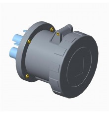 Розетка панельная с прямым унифицированным фланцем 2125RU1W, 125A, 2P+E, IP67, 1ч  2CMA167134R1000  ABB