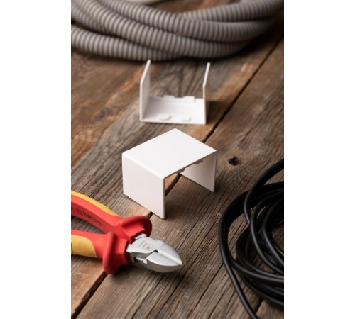 Соединитель (60х40) (4 шт) Plast EKF PROxima Белый    conw-60-40x4   EKF