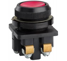 КЕ-011 У3 исп.2, красный, 1з+1р, цилиндр, IP40,10А, 660В, выключатель кнопочный (ЭТ)  ET502423  Электротехник