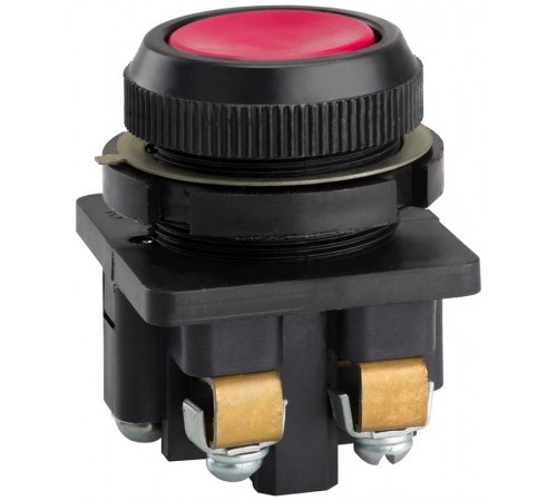 КЕ-011 У3 исп.2, красный, 1з+1р, цилиндр, IP40,10А, 660В, выключатель кнопочный (ЭТ)  ET502423  Электротехник