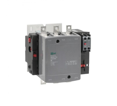 Контактор 115А 220В_АС АС3_ АС4 1НО+1НЗ КМ-102  21937DEK  DEKraft