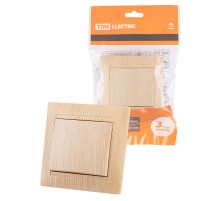 Выключатель 1 кл. 10А сосна "Лама"  SQ1815-0301  TDM