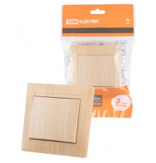 Выключатель 1 кл. 10А сосна "Лама"  SQ1815-0301  TDM