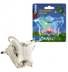 Светильник-ночник DTL-308-Бабочка/RGB/3LED/05W без выключателя.  10318  Uniel