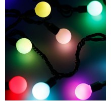 Светодиодная гирлянда ARD-BALL-PRO-D23-20000-BLACK-160LED RGB (230V, 14W)  025635  Arlight