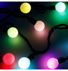 Светодиодная гирлянда ARD-BALL-CLASSIC-D23-20000-BLACK-160LED RGB (230V, 7W)  025633  Arlight