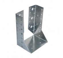 Опора бруса закрытая 76х150х150х2, оцинкованная - накл.  141968  Tech-KREP