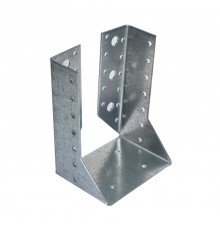 Опора бруса закрытая 76х150х150х2, оцинкованная - накл.  141968  Tech-KREP