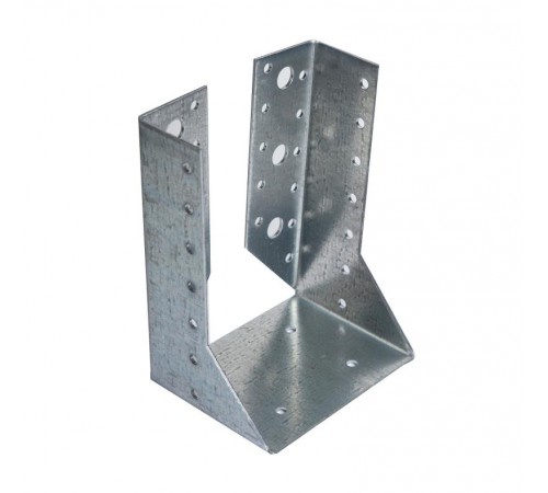 Опора бруса закрытая 76х150х150х2, оцинкованная - накл.  141968  Tech-KREP