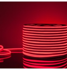Гибкий неон LS001 220V 9.6W 120Led 2835 IP67 односторонний красный, 100 м  a040595  Elektrostandard