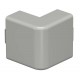 Крышка внешнего угла кабельного канала WDK 15x40 мм (ПВХ,серый) (WDK HA15040GR)  6158366  OBO Bettermann