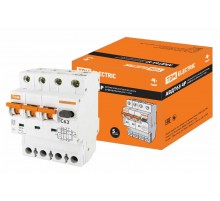 Выключатель автоматический дифференциального тока АВДТ 63 3п+N 63А C 30мА тип A  SQ0202-0055  TDM