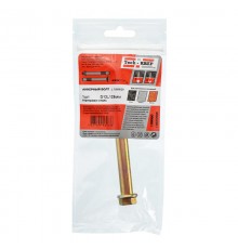 Анкерный болт с гайкой 12х129 (1 шт) - пакет ( 0,102 кг)  108050  Tech-KREP