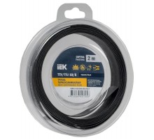 Трубка термоусадочная ТТУ нг-LS 10/5 черная (2м/упак) IEK  UDR12-010-005-002-K02-T  IEK