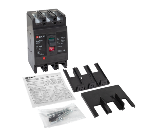 Выключатель автоматический LS63 15кА 3P 50А ProPact  mccb-63-15-3-50-ls  EKF