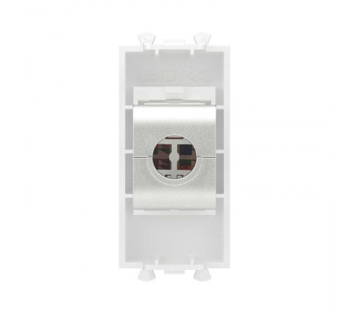 Компьютерная розетка RJ-45 без шторки модульная, кат.5е экранированная, "Avanti", "Белое облако", 1 модуль  4400761  DKC