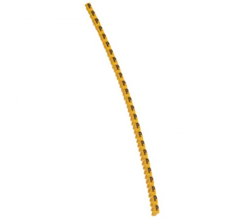 Маркер CAB 3 - для кабеля 0,15-0,5 мм - заглавная буква P  038125  Legrand