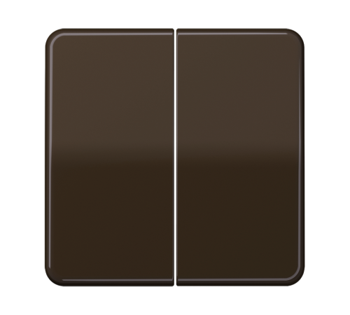 Двойная клавиша для балансирных механизмов выключателей (кнопок), в комплекте с CD95HP (крепежный элемент), возможно IP44; дюропласт; коричневый; CD50