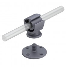 Держатель прутка безболтовой пластиковый, с опорной подставкой (177 20 KL)  5207451  OBO Bettermann