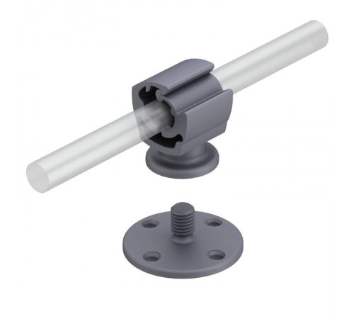 Держатель прутка безболтовой пластиковый, с опорной подставкой (177 20 KL)  5207451  OBO Bettermann