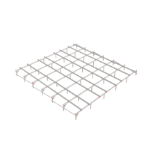 Опорная конструкция для установки оборудования TECHNORAPTOR 6000х6000  KM-TR-SSEI-6000-6000  КМ - профиль