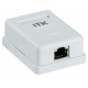 Настенная инф. розетка RJ45 кат. 5E FTP 1-порт  CS2-1C5EF-12  ITK
