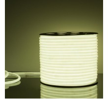 Гибкий неон LS003 220V 9.6W 144Led 2835 IP67 16mm 6500K круглый белый, 50 м  a043547  Elektrostandard