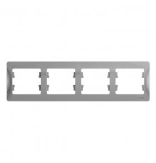 Glossa Алюминий Рамка 4-ая, горизонтальная  GSL000304  SE