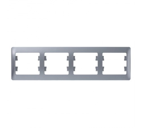 Glossa Алюминий Рамка 4-ая, горизонтальная  GSL000304  SE