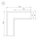 Угол SL-LINIA65-F (arlight, Металл)  030126  Arlight