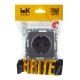 BRITE Розетка с заземлением со шторками 16А РС14-1-0-БрС сталь  BR-R14-16-K46  IEK