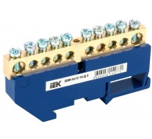 Шина N ноль на DIN-изоляторе ШНИ-8х12-10-Д-С  YNN10-812-10D-K07  IEK