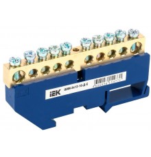 Шина N ноль на DIN-изоляторе ШНИ-8х12-10-Д-С  YNN10-812-10D-K07  IEK