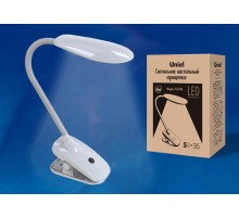 Светильник настольный TLD-546 White/LED/350Lm/4500K "прищепка" 5W Белый  UL-00002234  Uniel