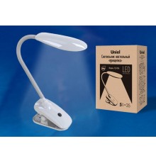 Светильник настольный TLD-546 White/LED/350Lm/4500K "прищепка" 5W Белый  UL-00002234  Uniel