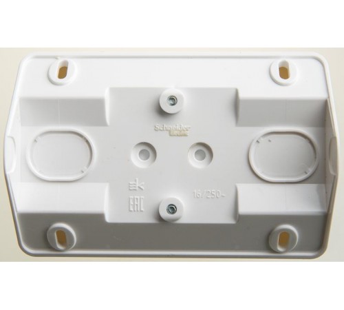 Этюд Белый О/У Розетка 2-ая угловая с заземлением со шторками 16А 250B  PA16-108B  SE