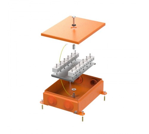 Коробка металлическая огнестойкая 70-0385-FR10.0-24 E15-E120 RAL2004 150x200x60 (6 шт/кор)  70-0385-2004-FR10.0-24  Промрукав