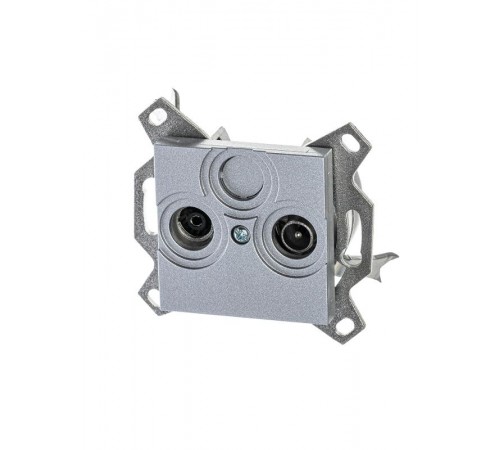 ABB Levit Серебро Розетка TV-R оконечная  5011H-A03503 70W  2CHH083503A6070  ABB