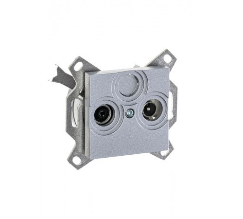 ABB Levit Серебро Розетка TV-R оконечная  5011H-A03503 70W  2CHH083503A6070  ABB