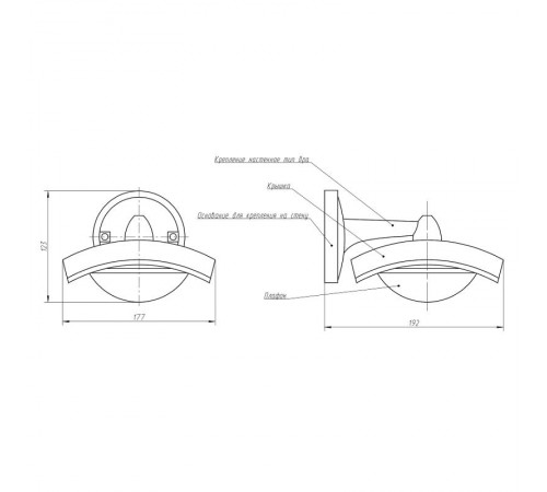 Садово-парковый светильник ДБУ 07-8-007 У1 "Дели 5" черный светодиодный  Б0057527  ЭРА