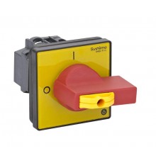 Выключатель-Разъединитель 3P 20A IP20 с красной рукояткой на дверцу 4 винта 1 замок  MSD20360R  SE