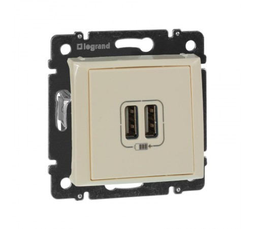 Valena Сл. кость Розетка 2-ая USB  774170  Legrand