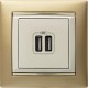 Valena Сл. кость Розетка 2-ая USB  774170  Legrand