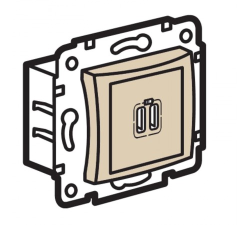 Valena Сл. кость Розетка 2-ая USB  774170  Legrand