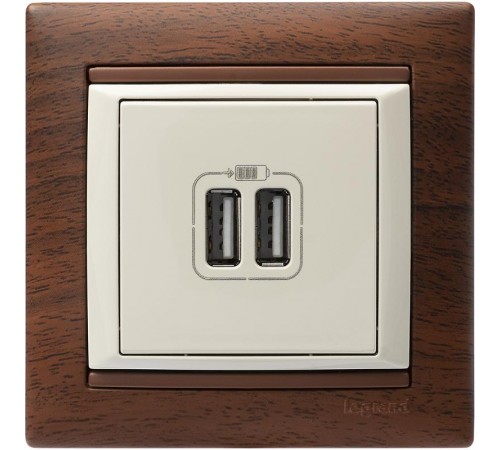 Valena Тонированное дерево Рамка 1-ая  770311  Legrand