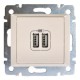 Valena Сл. кость Розетка 2-ая USB  774170  Legrand